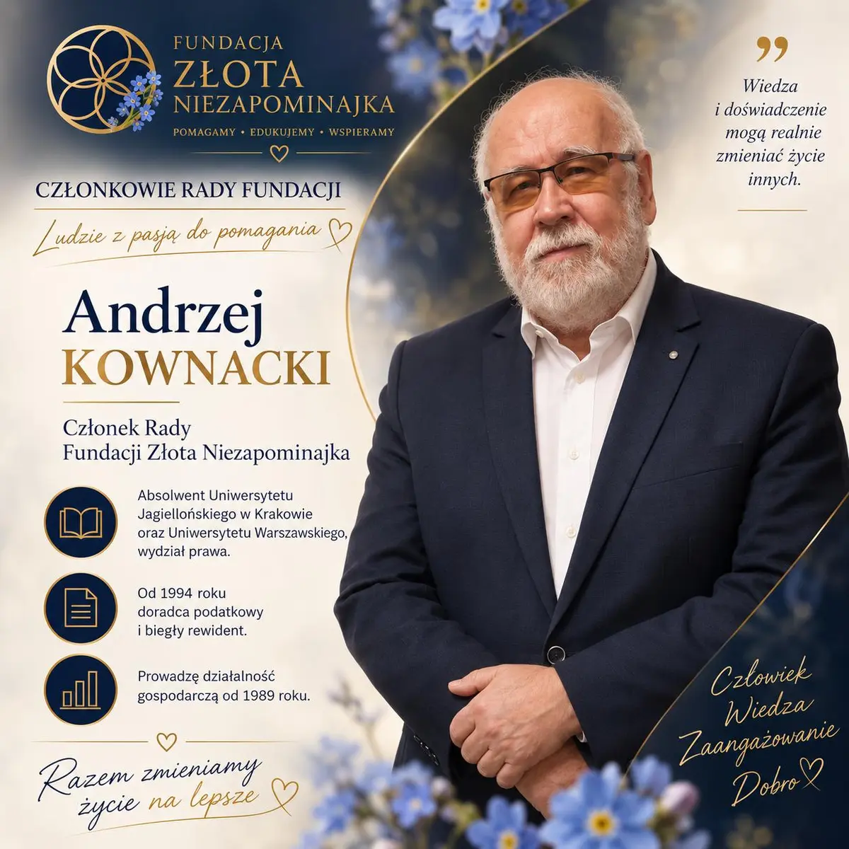 Andrzej Kownacki, Członek Rady Fundacji