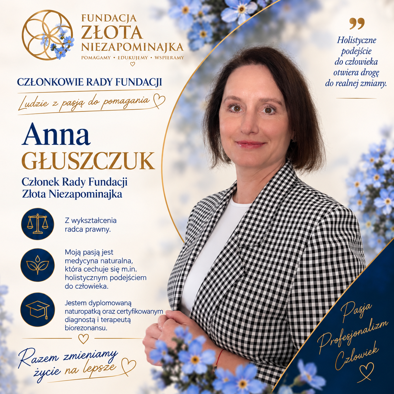 Anna Głuszczuk, Członkini Rady Fundacji